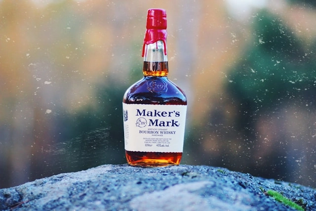 Premium Makers Mark bourbon at ABLO Liquor in Alberta