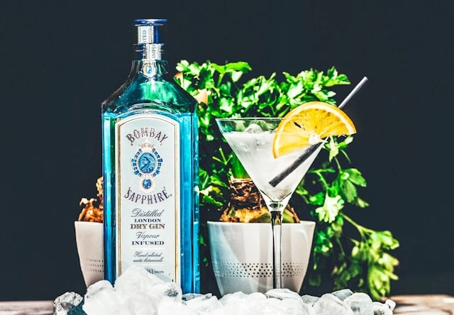 Premium Bombay Sapphire gin at ABLO Liquor in Alberta